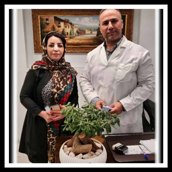 عکس قبل و بعد جراحی بینی در مشهد - دکتر عرفانیان